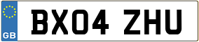 Truck License Plate